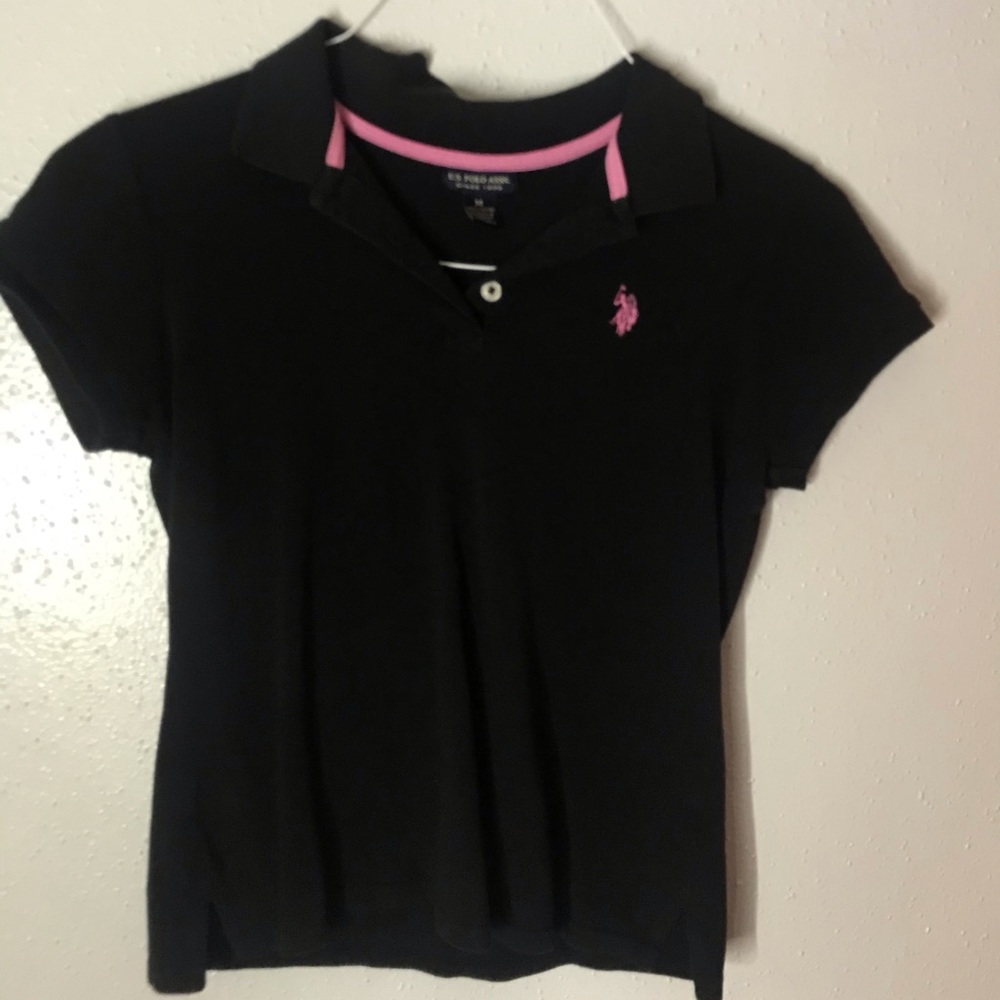 Black collared U.S Polo ASSN.